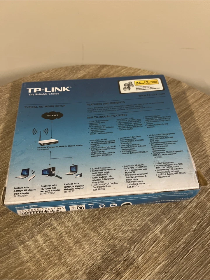TP-LINK 10/100M PCI  TF-3239DL Network Adapter 200 Mbps New Sealed G3B - Image 2 of 3