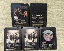 Fleetwood Mac 8 Track Tape Lot of (5) Mirage, Self-Titled. PAD, SPLICE GOOD ✅
