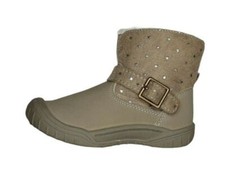Oshkosh Classic Sparkle Faux Fur Beige Boots Baby Girls Size: 8