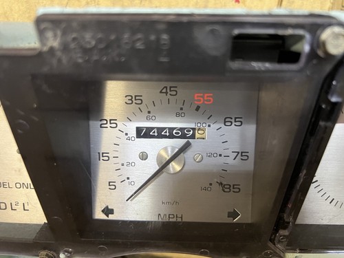 1983 BUICK REGAL INSTRUMENT GAUGE CLUSTER ASSEMBLY 74,469 MILES Has Hole In Film - Picture 4 of 24