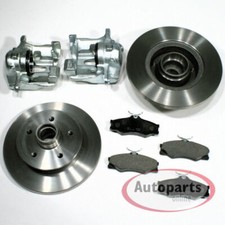 Für VW Bus Transporter [T3] - 2 Bremssattel Bremszange Bremsscheiben Beläge vorn