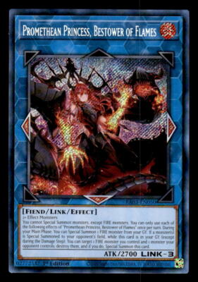 Yu-Gi-Oh #RA03-EN050 Promethean Princess, Bestower of Flames Holo