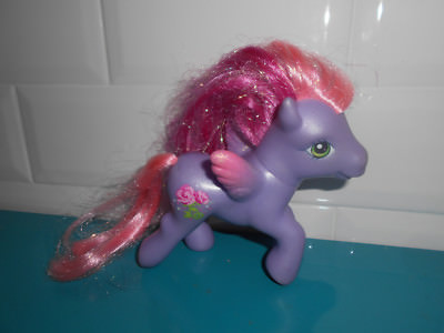 Figurine MLP Mon Petit Poney Vintage – Sweet Kiss N Makeup, G1 Hasbro China 1987 (A-9)