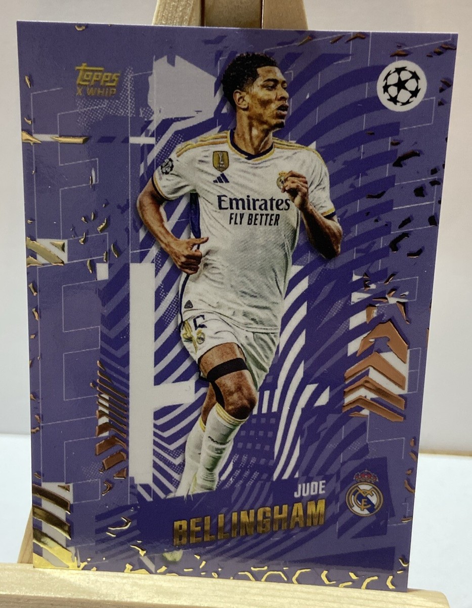 Topps UEFA Club Competitions Gold X Whip UCC 23/24 Jude Bellingham 