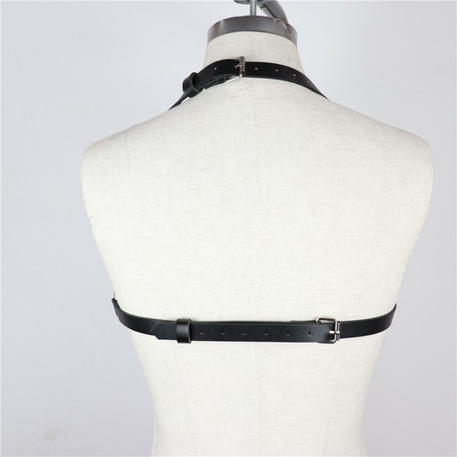 Damen Leder Harness Dessous Bondage Brust Strumpfband Quaste Fetisch BDSM Gürtel - Bild 8 von 8