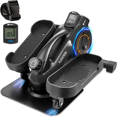 Portable under Desk Elliptical Exercise Machine - Motorized Pedal Exerciser for