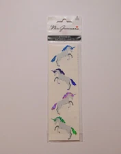 Mrs. Grossman's Lot 2 Strips Brand New Package ~Sparkle Unicorn~ Stickers HTF