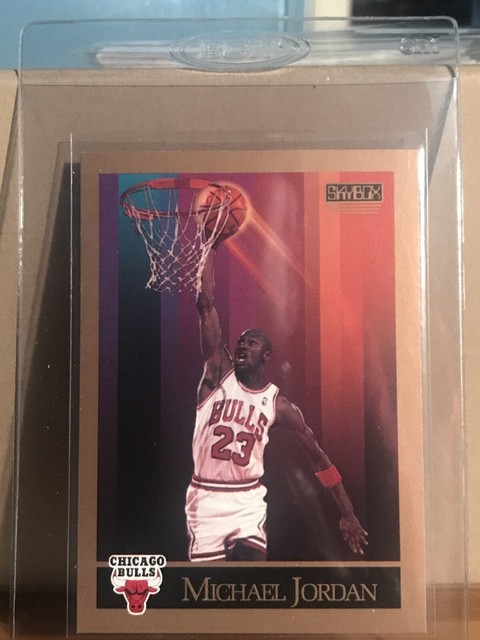 1990-1991 SkyBox Michael Jordan MVP #41 Basketball Card Rare🔥 Good