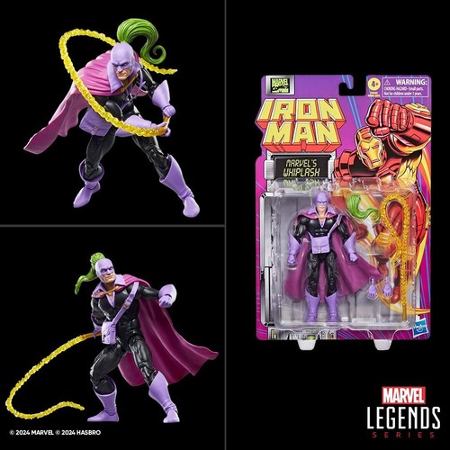 2024 Hasbro Marvel Iron Man Retro Carded Legends 6" Scale Action Figure Set of 6 - Picture 8 of 9