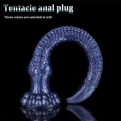 Tentacle Dildo Long Anal Plug XXL In-Depth Flexible Butt Plug Dilation Anal  Game | eBay