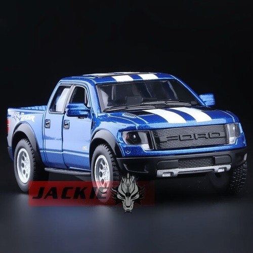 Ford F-150 SVT Raptor Supercrew 2013, camioneta pick up, coche de juguete fundido a presión, 5"", 1:46 - Imagen 25 de 48