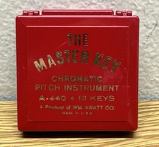 The Master Key Chromatic Pitch Instrument 13 Keys A-440 MK2-C WM Kraft Co USA