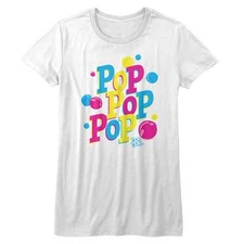 Dum Dums Candy Suckers Pop Pop Pop Women's Fitted T Shirt 