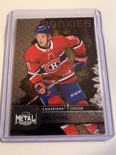20-21 JAKE EVANS ROOKIE CARD#131 MONTREAL Canadiens Skybox Metal Universe. rookie card picture
