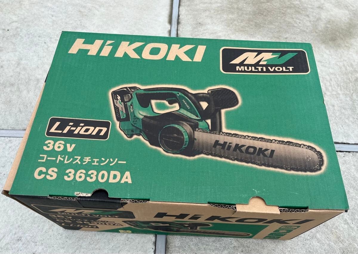 HIKOKI コードレスチェンソー36v 300ミリ cs3630da(新品】【未 HIKOKI コードレスチェンソー36v 300ミリ cs3630da(新品】【未