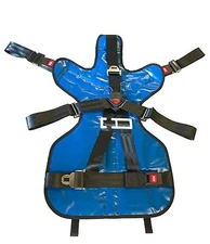 LINE2design Pediatric Restraint Seat - Child Harness Restraint Seat System Blue