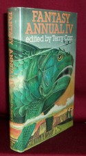 Terry Carr FANTASY ANNUAL IV First Hardcover ed DJ Stephen King T. Disch Aickman