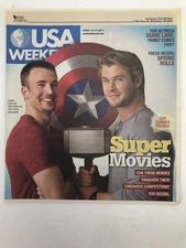 USA Weekend April 15-17, 2011 Captain America Chris Evans & Thor Chris Hemsworth