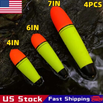 4X Slip Bobbers For Fishing Weighted Buoy EVA Foam Bobbers Floats Catfish Bobbe