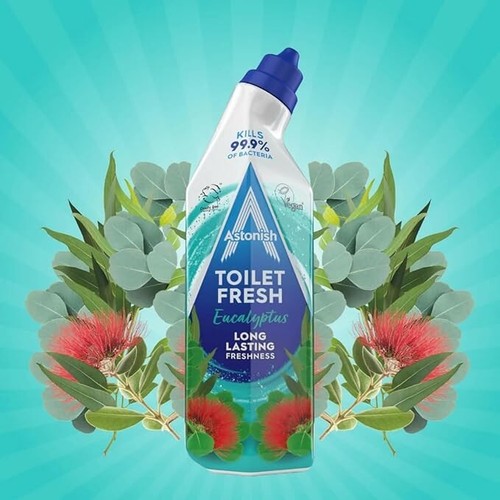 Astonish Toilet Fresh Gel, Kills 99.9% 750 ml (Pack 1) - Picture 7 of 7