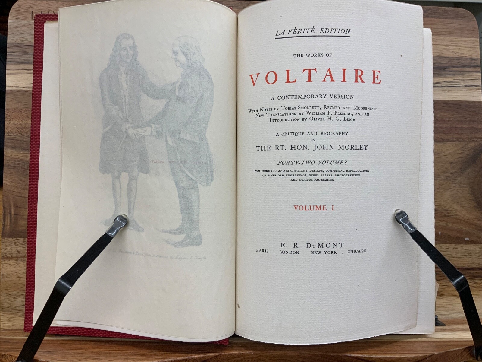1901 Works of Voltaire La Verite Edition Complete Set 42 Vols Limited & Numbered