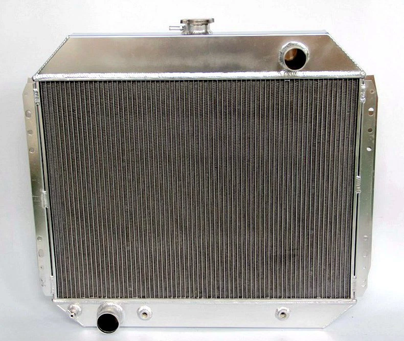 Radiador de 3 filas para camioneta Ford F-Series F100 F150 F250 1965-1978 Bronco 66-79 Foto 2 de 4