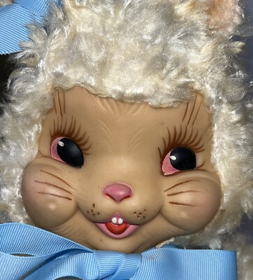 Vintage Rushton Plush Rubber Face Bunny Rabbit | eBay
