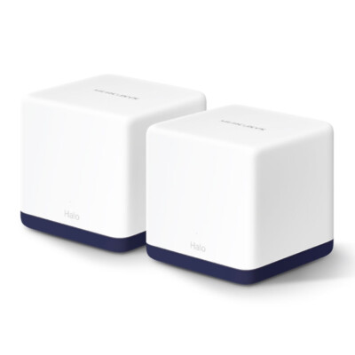 TP-Link WiFi Mesh Mercusys Halo H50G, Dual Band AC1900, 3 Gigabit-Ethernet-Ansch