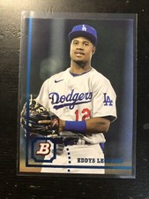 2022 Bowman Heritage Prospects Image Swap Variation Eddys Leonard #BHP-124 PWE