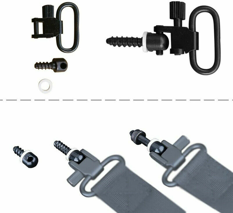 Sling Studs, QD Sling Swivels Mounting Screws for Shoulder Strap Studs