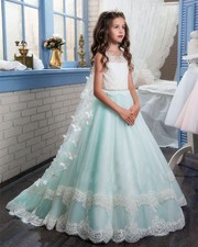 New Flower Girl Dress Bridesmaid Wedding Communion Party Prom Princess