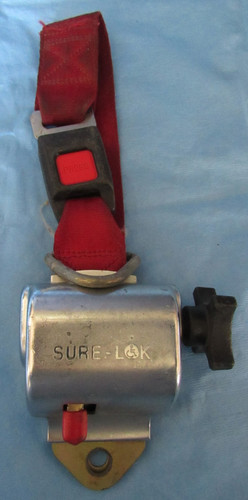 USED SURE-LOK FE200855 Right Hand Crank Retractor Wheel Chair Seat Belt Assembly