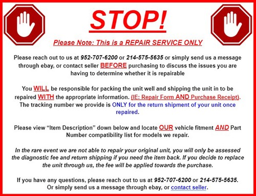 REPAIR JEEP DODGE CHRYSLER Radio MP3 FIX 6 CD Changer Player Sirius SAT AUX REQ - Bild 2 von 5