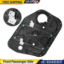 Front Right Passenger Window Regulator w/o Motor For 2016-2022 Hyundai Tucson