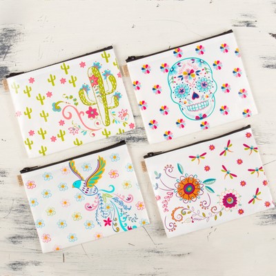 Karma by Stephen E7 Joseph Beauty Makeup Cosmetic Bag Case Fiesta Bonita KA-3103