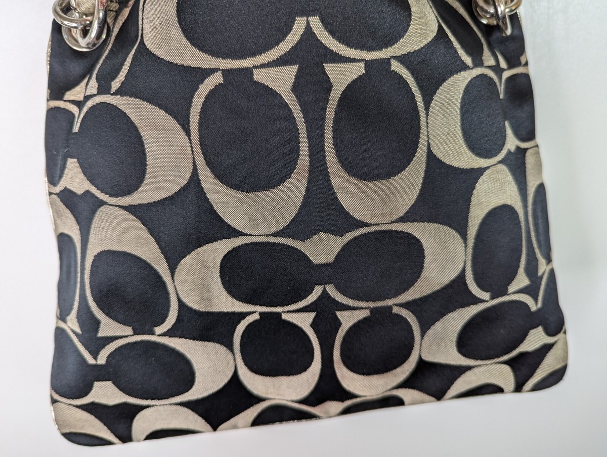 Coach Purse Classic Poppy K1093 15318 Black Crossbody Coach Purse Classic Poppy K1093 15318 Black Crossbody