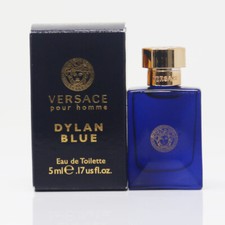 Mini Versace Pour Homme Dylan Blue EDT 5mL/0.17oz Spray Bottle, NEW IN BOX  