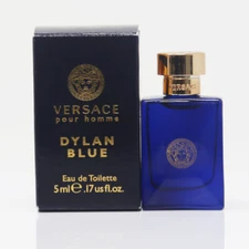 Mini Versace Pour Homme Dylan Blue EDT 5mL/0.17oz Spray Bottle, NEW IN BOX!!!