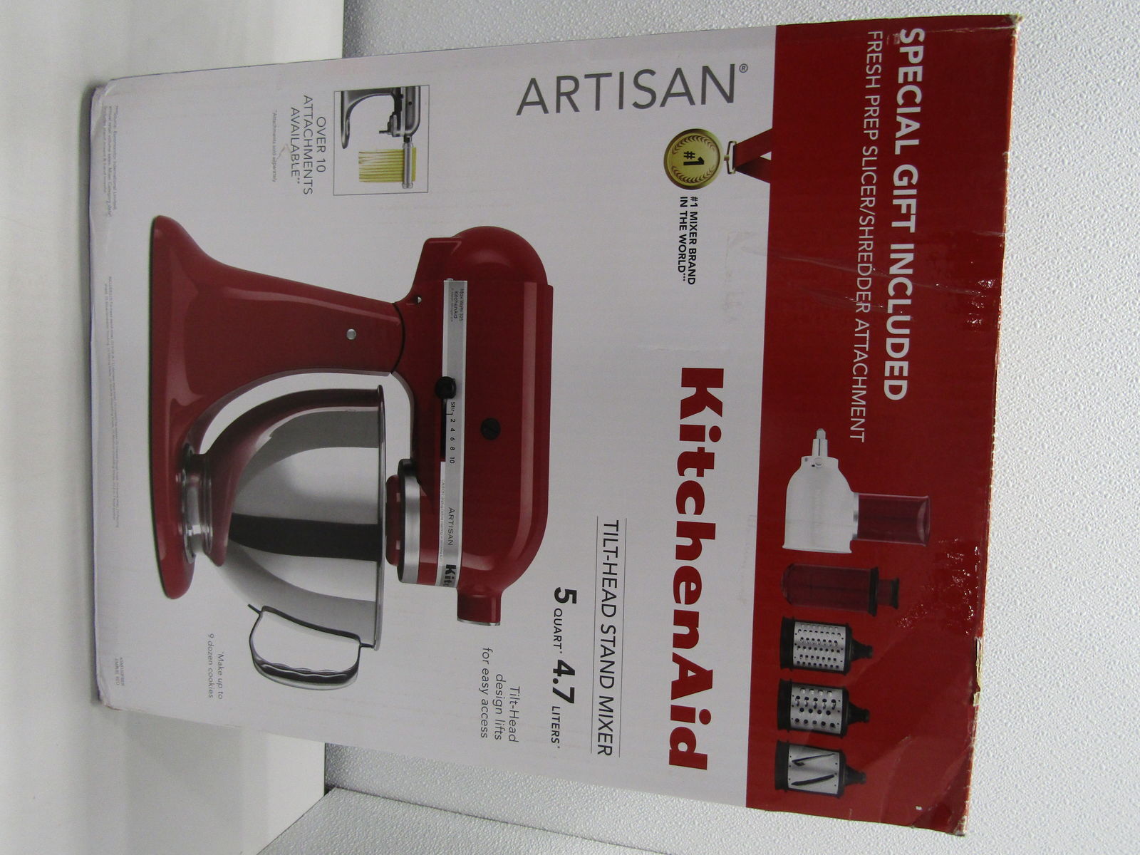 KitchenAid Value Bundle Artisan Series 5 Quart TiltHead Stand Mixer in