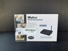 Wuloo Wireless Home Intercom System - 2 Pack Multichannel W666-P2 - Black