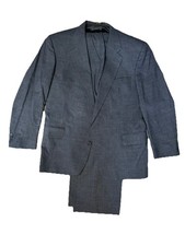 VTG Towncraft Custom Fit 2 pc. suit set w/ pants gray 38-40x32 classic fit