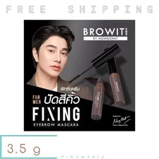 3.5 g BROWIT by Nong Chat Fixing Eyebrow Mascara For Men Natural Look Brow Long