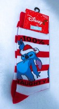 Disney "100 Naughty Stitch" Socks Unisex Size 10-13 Shoe Size 6-12 NWT