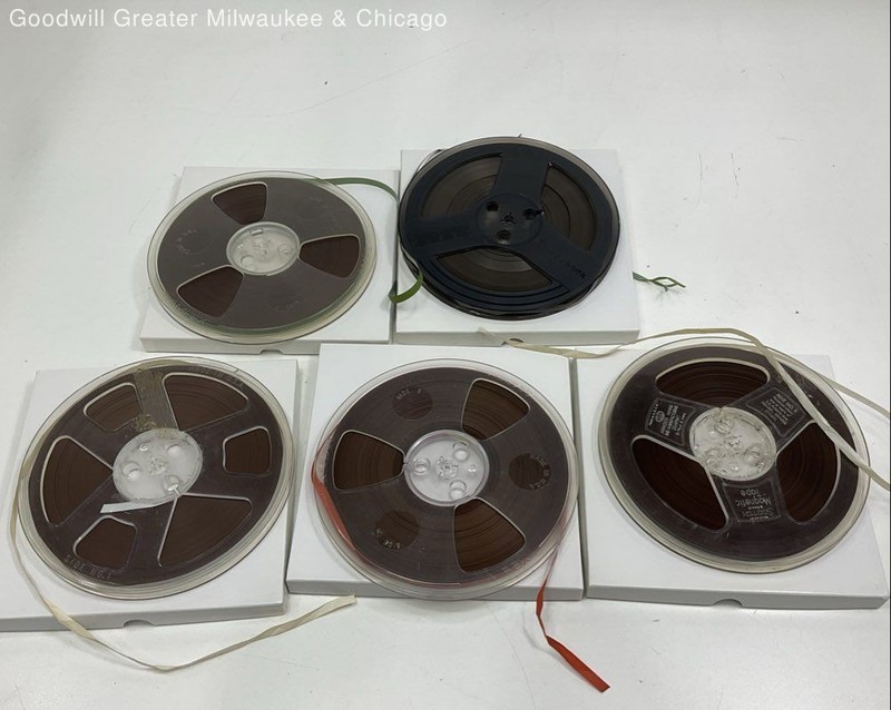 Vintage Reel-To-Reel Magnetic Audi Recording Tapes