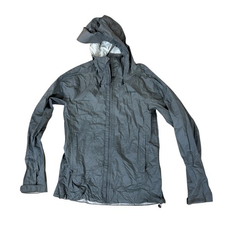 Patagonia Womens Torrentshell Rain Jacket h2NO Hooded Size M Gray hiking - Picture 23 of 24