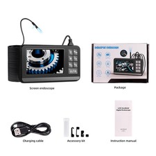 4.3" HD Screen Display 5M Dual Probe Endoscope, 1080P IP67 Waterproof Inspection