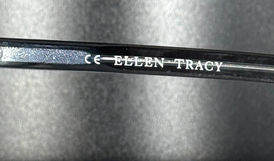 De colección Ellen Tracy ETS 611 BU-3 Mujer Borgoña Cuadrado Anteojos SOLO MARCOS Foto 4 de 4