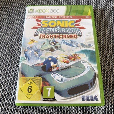Sonic All-Stars Racing Transformed Limited Edition Xbox 360 CIB SEGA USK 6