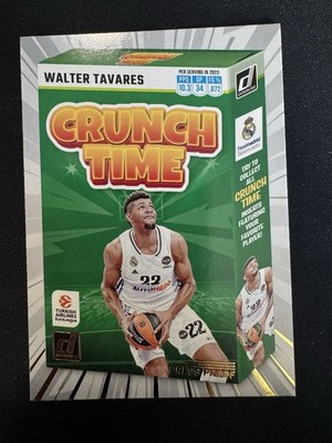 Walter Tavares 2023-24 Donruss Turkish EuroLeague #1 Crunch Time Press Proof