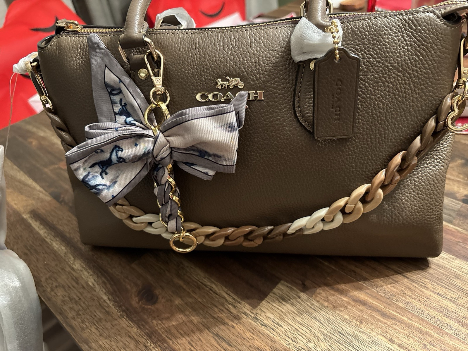 NWT Coach Georgia Satchel Bag CR156